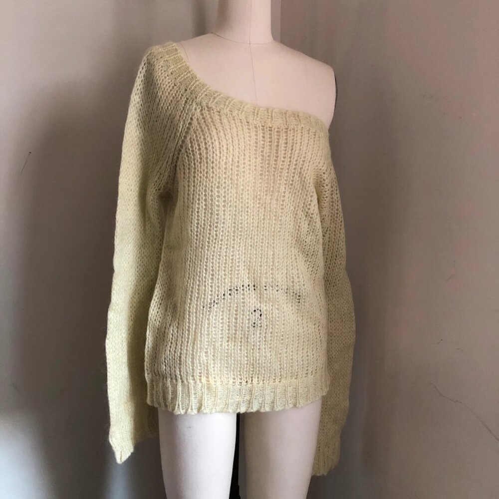 Vintage Pastel Yellow Old Navy Sweater